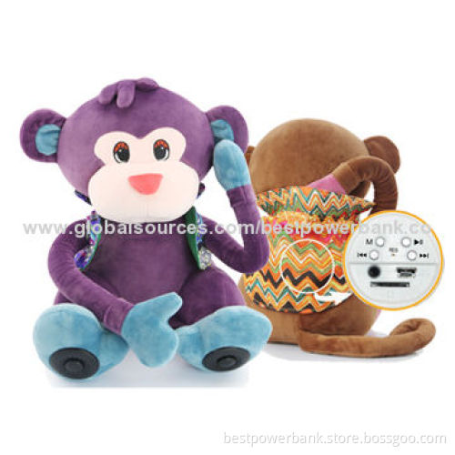 High-end Cartoon Saliva Monkey Style Multi-functional Bluetooth Speaker with 3W*2 Power